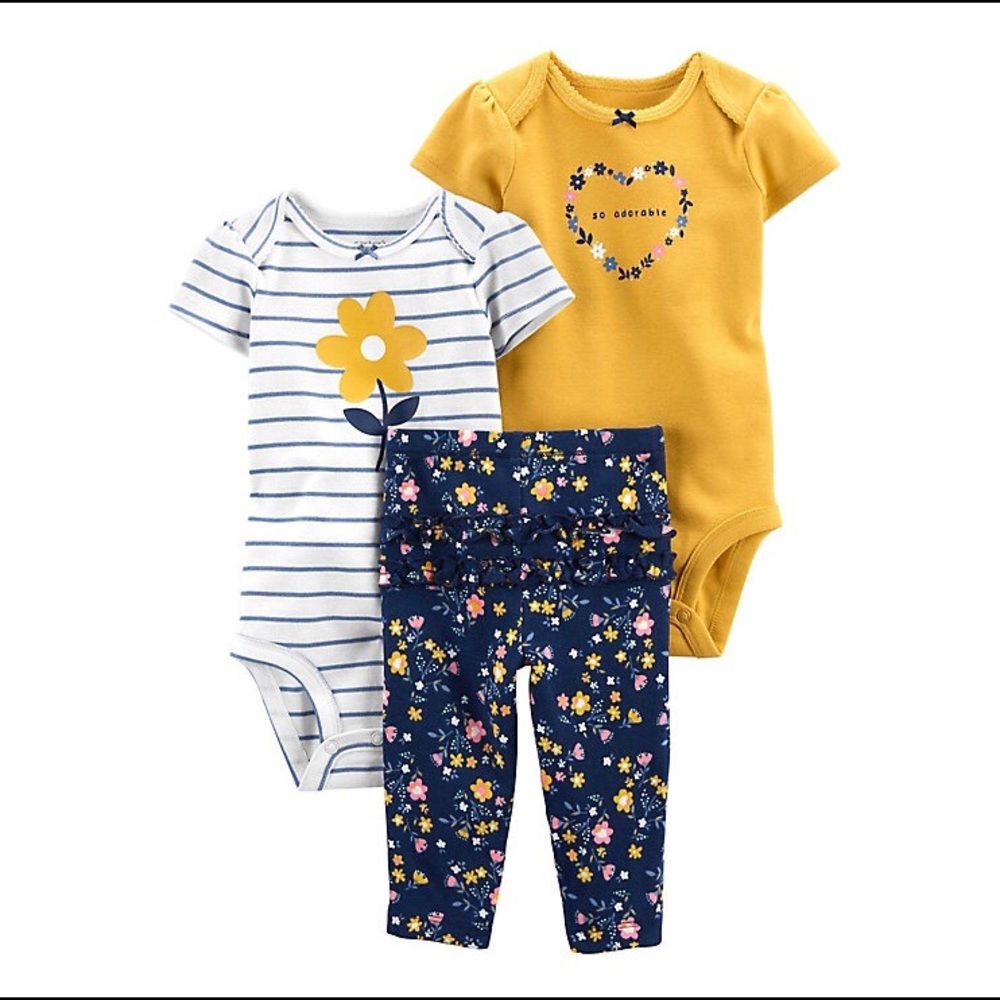 Baby Carter’s 3-Piece Floral Set